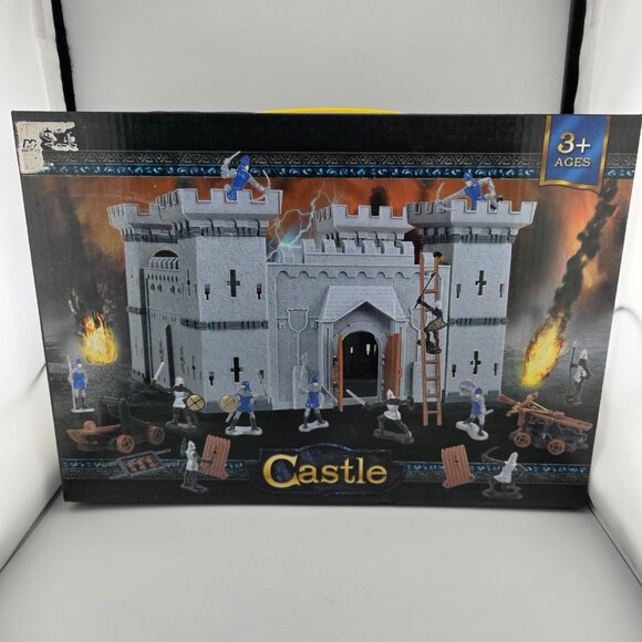 3D Castle Knights Action Figure Toy Playset with Assorted‎ Knights & Props NEW - Picture 5 of 9